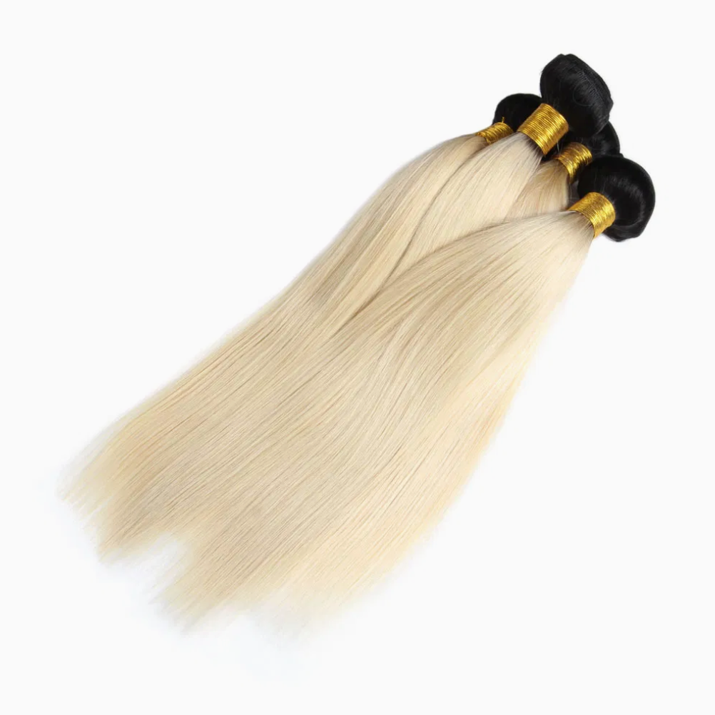 Brazilian Ombre Straight Hair Bundle - 613/1B