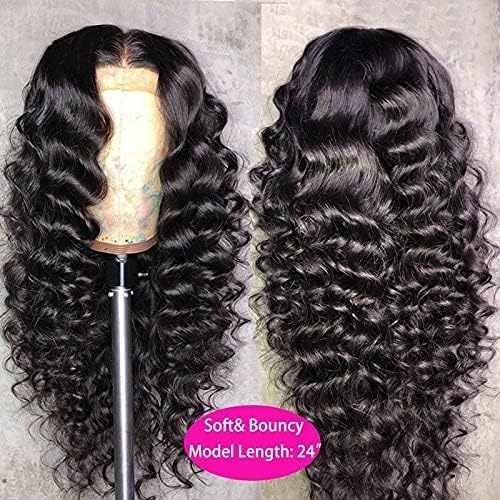 Glueless 13x4 Luxury Lace Front Wig- Loose Deep Wave