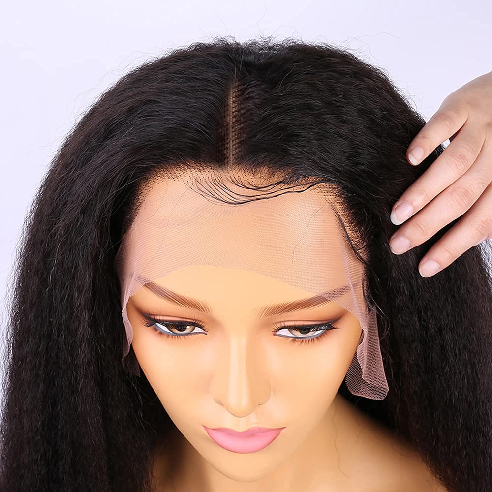 Glueless 13x4 Luxury Lace Front Wig-Yaki Straight