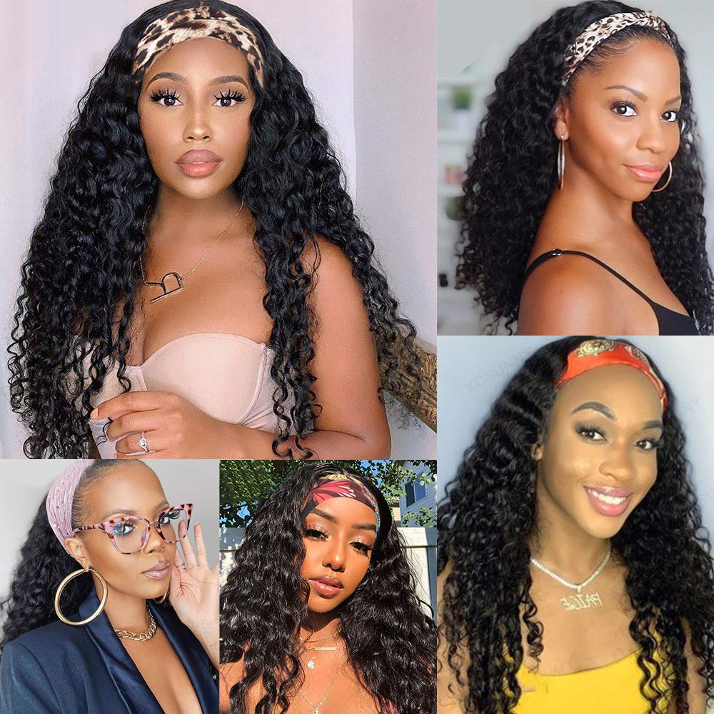 Deep Wave Headband Wig