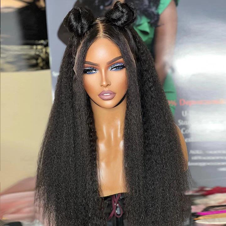 Glueless 13x4 Luxury Lace Front Wig-Yaki Straight
