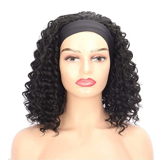 Short Curly Headband Wig - Jerry Curls