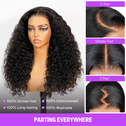 6x5 Pre-cut Glueless Wig - Water wave