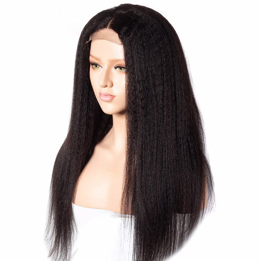 Glueless 13x4 Luxury Lace Front Wig-Yaki Straight