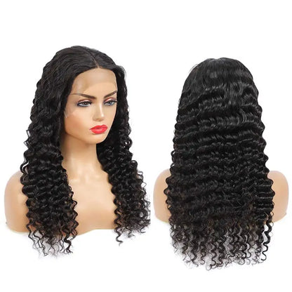 Glueless 13x4 Luxury Lace Front Wig- Deep Wave
