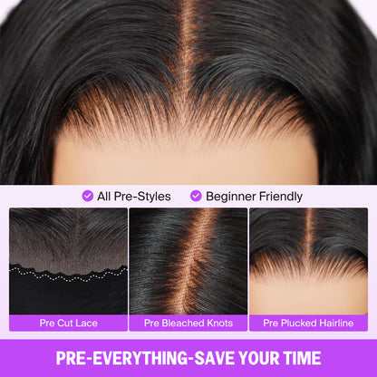 6x5 Pre-cut Glueless Wig - Water wave