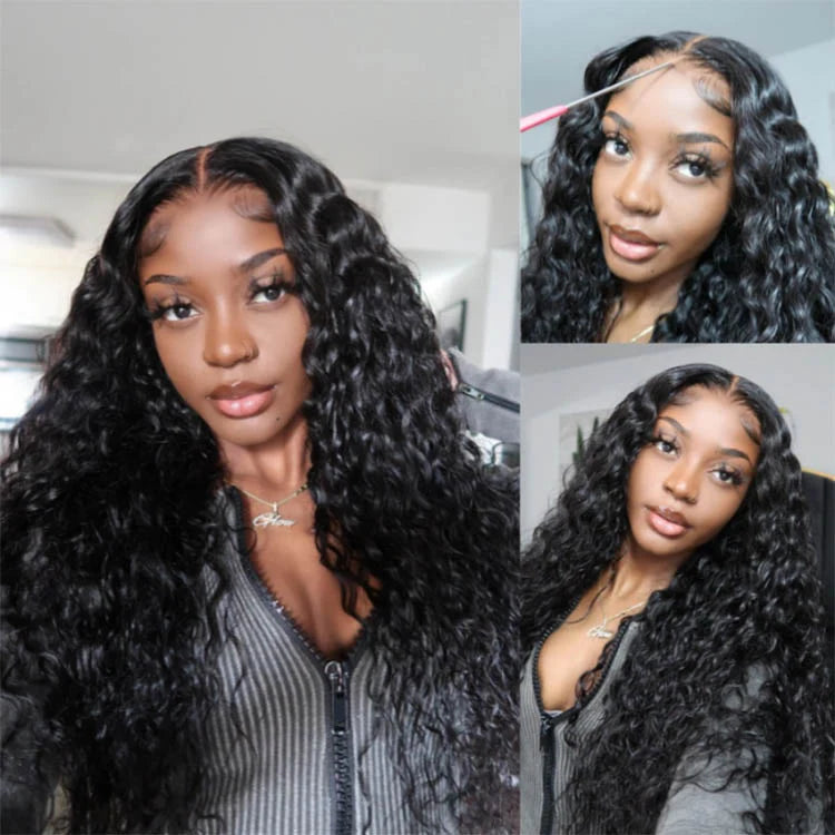 6x5 Pre-cut Glueless Wig - Water wave